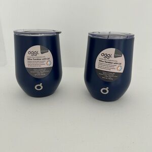 Oggi Wine tumblers- new